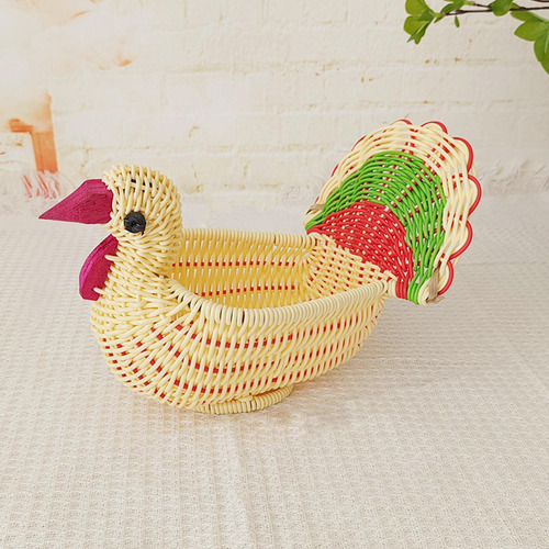 Servir Bocadillos De Cesta Soporte De Pavo Forma De Pavo
