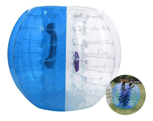 Pelota De Pvc Burbuja Inflable Hurbo Juego De Rebote Niños 