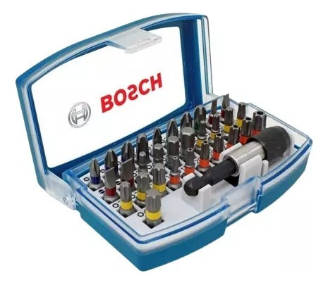 Juego De Puntas Para Atornillador Con 32 Piezas Bosch