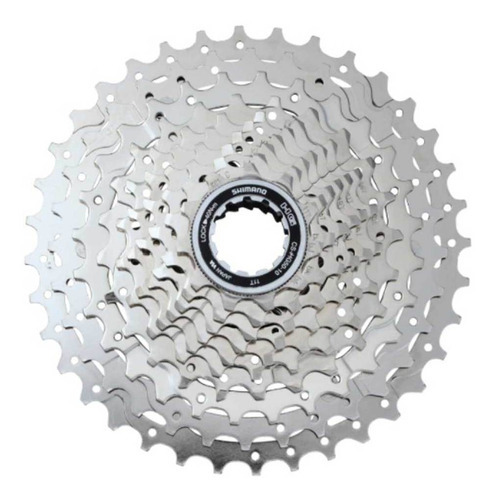 Cassette Shimano Deore 10v 11-36t Cs-hg50-10 Cantidad Máxima De Dientes 36 Cantidad Mínima De Dientes 11 Color Plateado