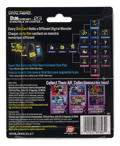 Paquete De Cartas Digimon Vital Hero Dim Hermit In The Jungl