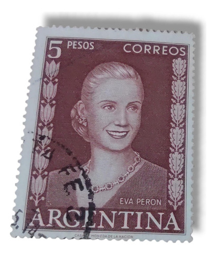 Estampilla Argentina Eva Perón 1952