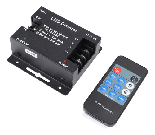 Led Dimmer Rf: Controle Remoto, Ajuste O Brilho, Dc