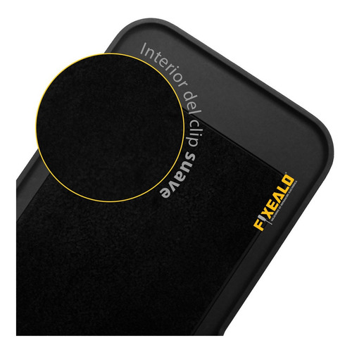 Funda Compatible Con Iphone Uso Rudo Clip Protector Extra Negro Iphone 12 Pro Max