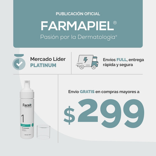 Imagen 4 de 9 de Jabon Espumoso Dermolimpiador Anti Acne Faceit 150 Ml