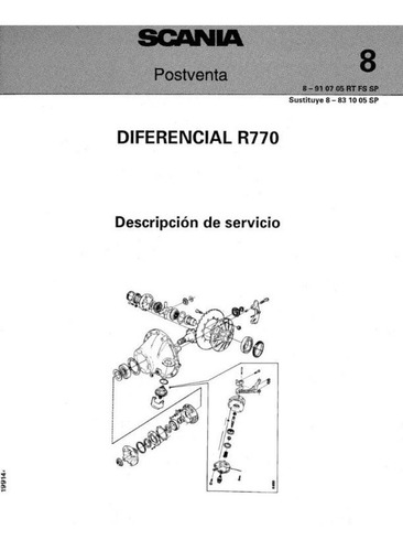 Manual De Taller Y Desarme Diferencial Scania R770