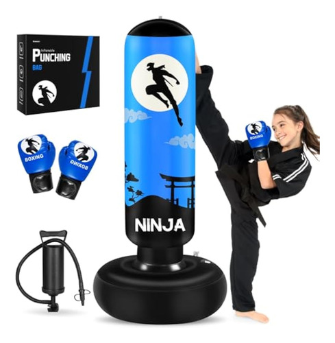 Punching Bag For Kids, Kids Boxing Set With Boxing Gloves 66