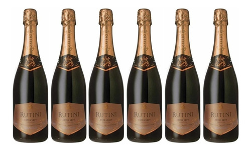 Champagne Rutini Extra Brut X750cc Caja X6