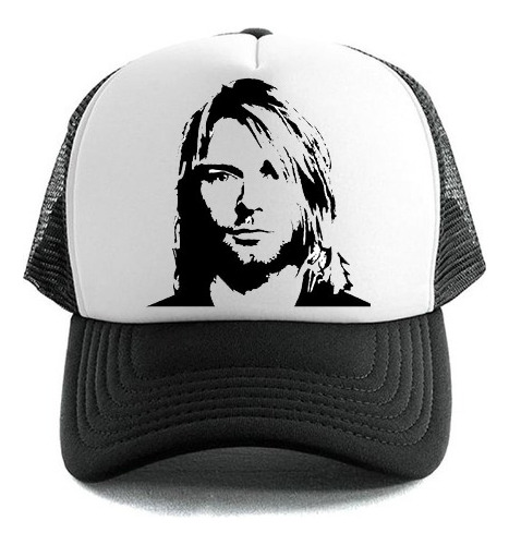 Nirvana - Gorra Trucker - Cierre Ajustable - Kurt Cobain