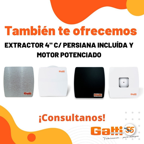 Imagen 9 de 10 de Persiana Movil Plástico Para Extractor De 4 Y 6 Pulgadas