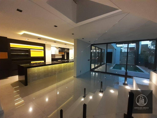 Imagem 1 de 30 de Sobrado Com 4 Dormitórios À Venda, 390 M² Por R$ 3.000.000,00 - Condomínio Residencial Giverny - Sorocaba/sp - So0256