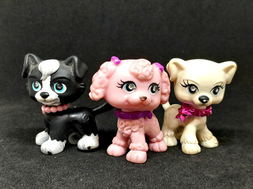 Pack X3 Sparklin Pets - Polly Pocket - Mattel - Germanes