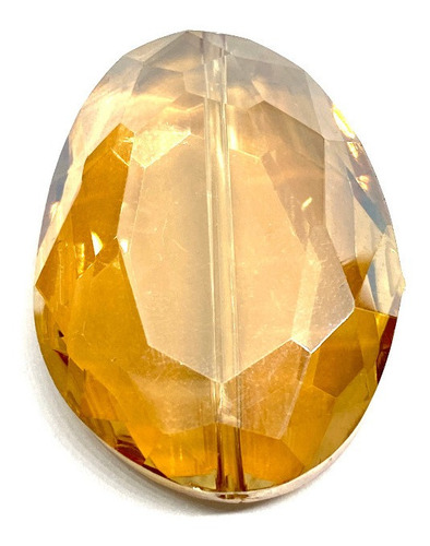 Cristal Golden Oval 35 X 25 Mm 1 Hilo (12pz)