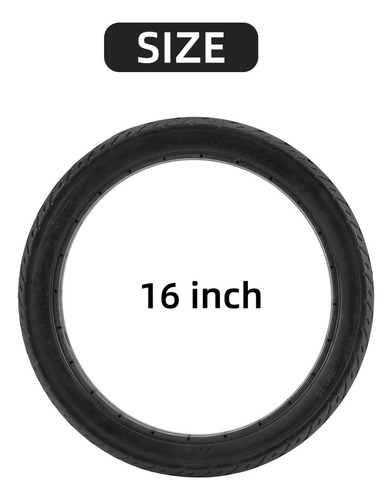 Ruedas Sólidas De Bicicleta De 16 Pulgadas, 16 X 1.75, Neumá