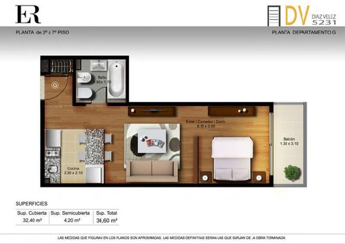 Imagen 18 de 30 de Departamento En Venta Caballito 1 Ambiente