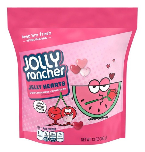 Jolly Rancher Jelly Hearts Edicion San Valentin Americanos