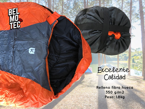 Bolsa De Dormir Sarcófago Pro -15 Grados Camping Kushiro