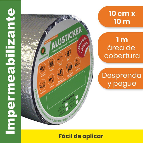 Cinta Tapagoteras Autoadherible/repara Filtraciones/goteras