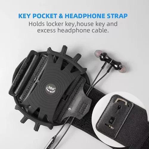 Universal Porta Celular Brazo Gym Ejercicio Correr