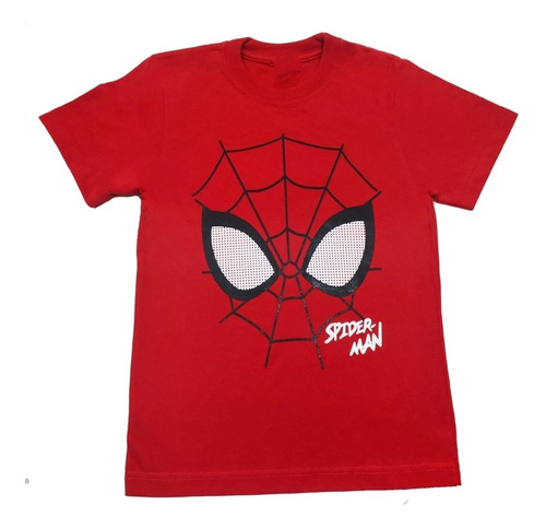 Camiseta Spiderman, Hombre Araña, Rostro Marvel, Avengers.