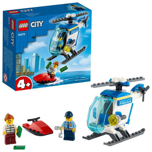 Imagen 2 de 3 de Lego® City: Helicoptero De Policia Lego 60275