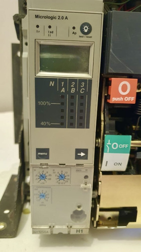 Disjuntor 1250a Merlin Gerin Masterpact Nt12 H1 Micrologic 5 (Usado)
