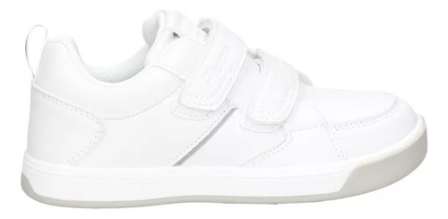 Zapatilla Escolar Blanca Talla 30 31 32 33 Marca Pluma 