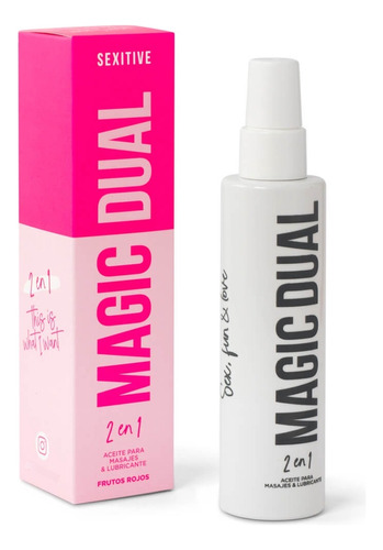 Aceite Y Lubricante Magic Dual Sexiive  Aromatizados 