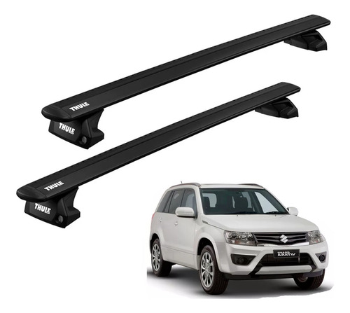 Rack De Teto Thule Preto Suzuki Grand Vitara 2005 Em Diante