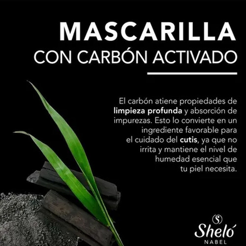 Imagen 4 de 6 de Mascarilla De Carbon Activado Puntos Negros, Envío Express