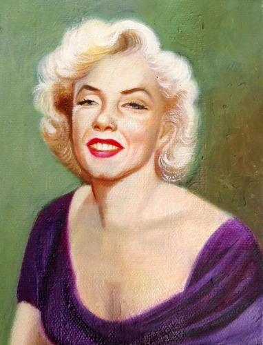  Marilyn Monroe - Pintura Al Óleo (sedamanos Art)