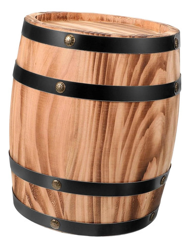 Dispensador De Whisky Retro En Barril De Roble M Marrón