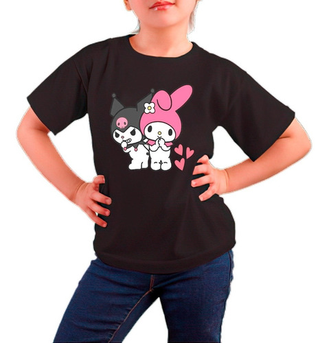 Polera Estampada 100% Algodón Niña My Melody Y Kuromi 063