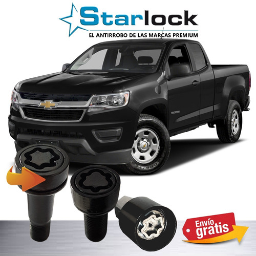 Seguro Llantas Chevrolet Colorado Lt Candados  Envío Gratis