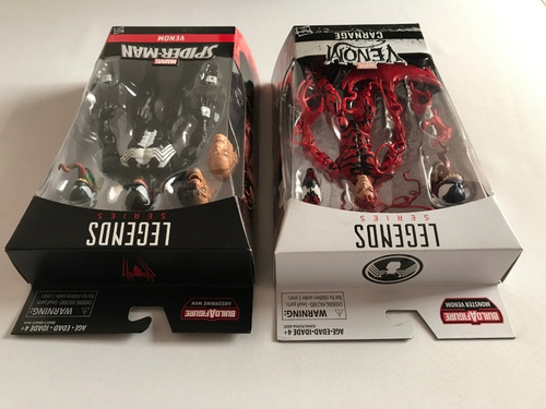 Carnage Y Venom Mcfarlane & Bagley Style Marvel Legends 2fig (Usado)