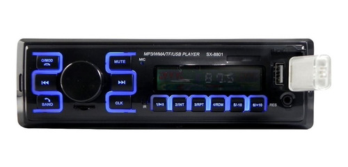 Auto Rádio Automotivo Tay Tech 4x45w Mp3 Plus Bluetooth Usb