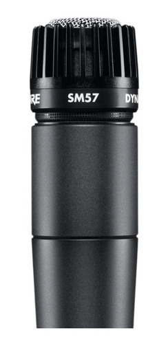 Micrófono Shure SM SM57-LC dinámico cardioide negro