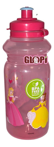 Botella Agua Infantil 450ml  Princesas Disney Niñas Color Princesa