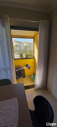 Imagem 16 de 30 de Apartamento Com 3 Dormitórios, Sala Ampla Com 2 Ambientes, Sacada E 1 Vaga De Garagem - 9123