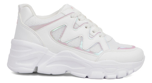 Tenis Urbanos Niña Blanco Rosa Coqueta 139400-b 18-21 Gnv®