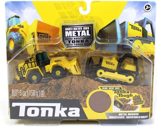 Tonka Set X 2 Carros Metalicos + Arena Original Metal Movers