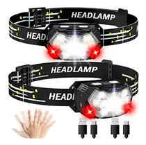 Comprar Pack De 2 Linternas Frontales Recargables Lsnisni 9 Led, Lúm