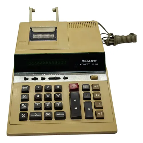 シャープ(SHARP) Calculadora Sharp 2612 Compacta E Funcional | Parcelamento sem juros