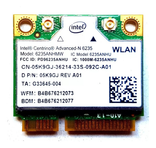 Placa Wi-fi Notebook Lenovo B490 2.4 E 5 G (Usado)