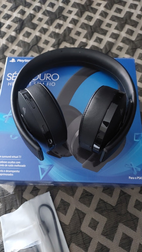  Headset Sony Gold Ouro Wireless 7.1 Surround - Ps4 /ps5