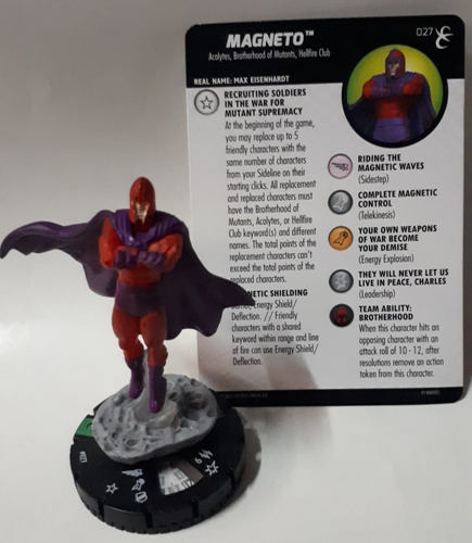 Heroclix Magneto #027 Uncommon X-men Rise And Fall Marvel