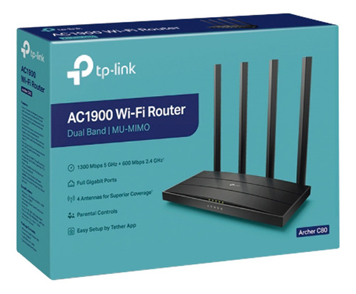 Router Inalámbrico Tp-link Ac Wave 2 1900 Doble Banda.