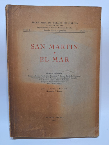 Antiguo Libro San Martin Y El Mar 1962 Le112