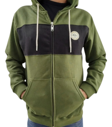 Campera Canguro Quiksilver Buzo Algodon Hombre