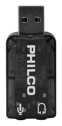 Tarjeta De Sonido Usb Philco Au100 / Angelstock